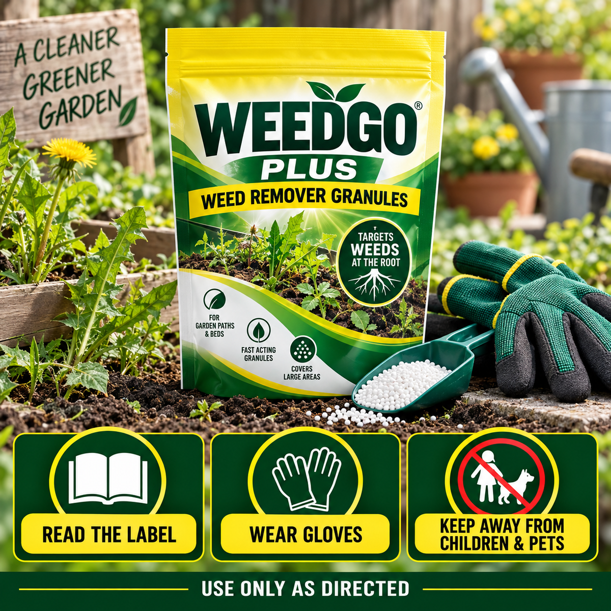 WeedGo Plus™ Weed Remover Granules – For Unwanted Weeds & Bamboo | Buy 1 Get 1 Free