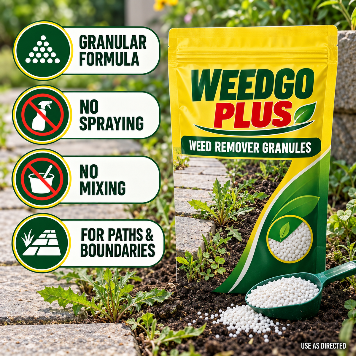 WeedGo Plus™ Weed Remover Granules – For Unwanted Weeds & Bamboo | Buy 1 Get 1 Free