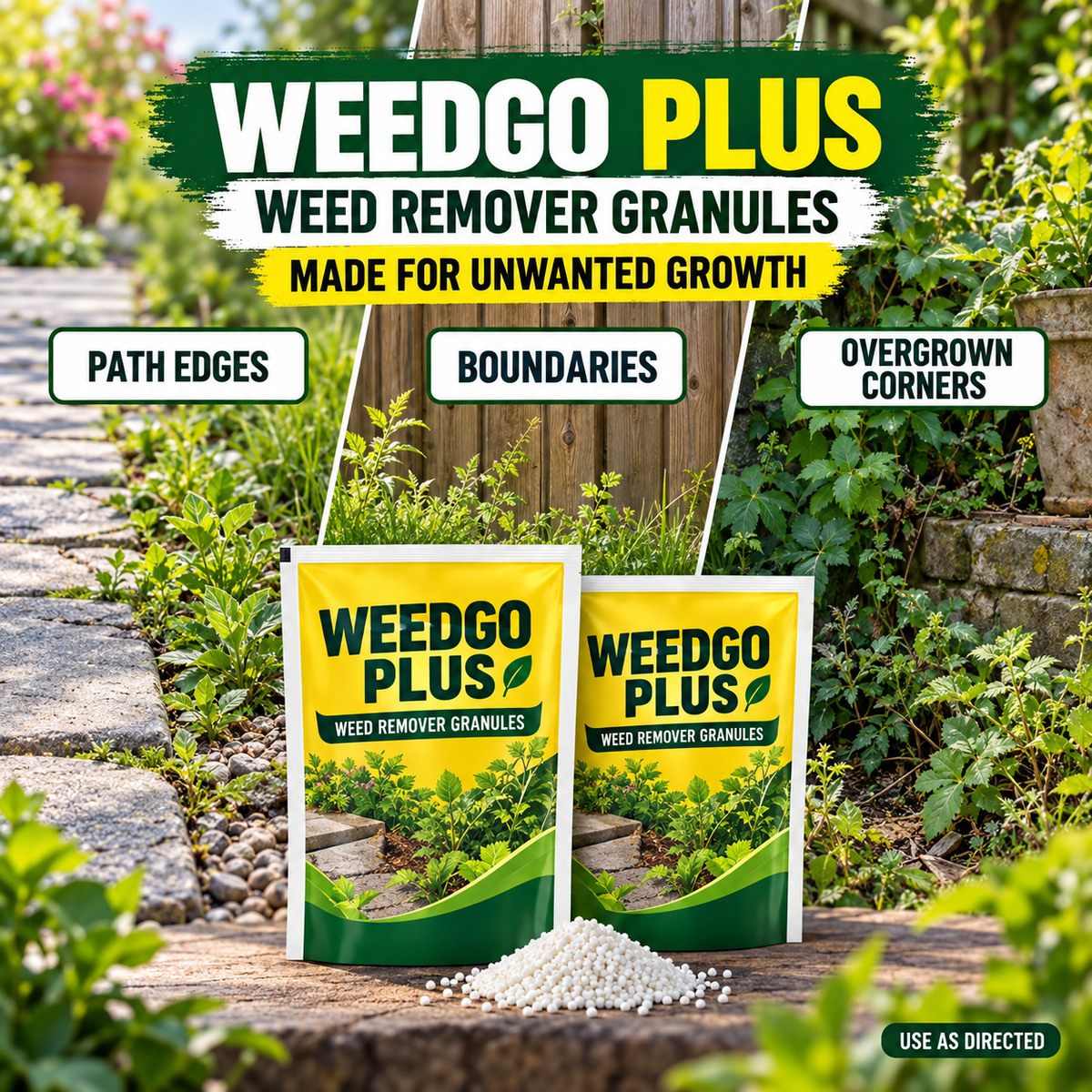 WeedGo Plus™ Weed Remover Granules – For Unwanted Weeds & Bamboo | Buy 1 Get 1 Free