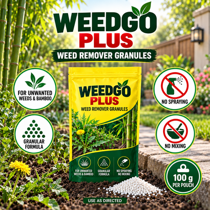 WeedGo Plus™ Weed Remover Granules – For Unwanted Weeds & Bamboo | Buy 1 Get 1 Free
