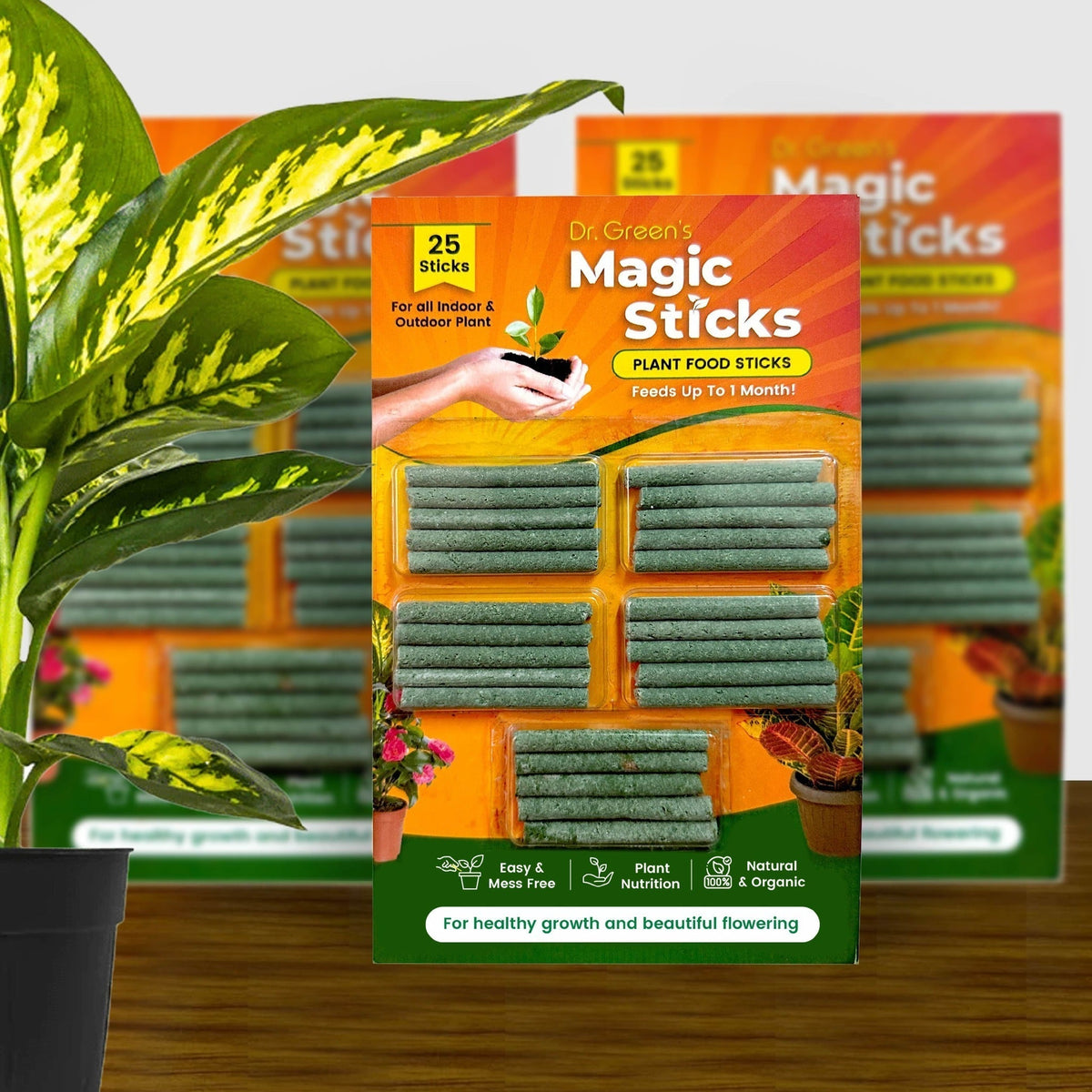 Magic Green Plant Nutrition Sticks pack