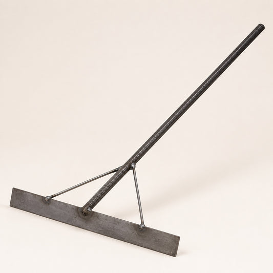 RootBurn wide steel mountain hoe full studio view